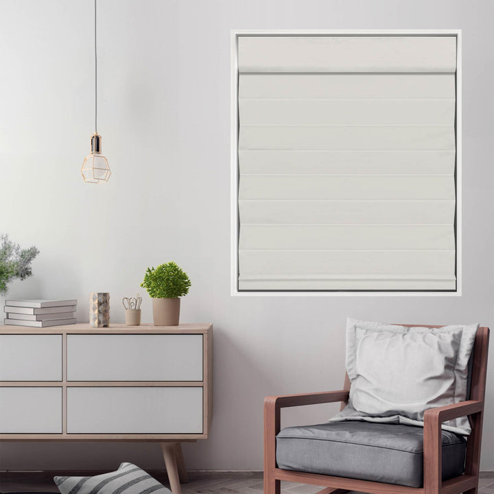 Cordless Blackout 100% Cotton Roman Shade with Cellular Shade Backing Symple Stuff Size: 36"W x 72"L Finish: Ivory