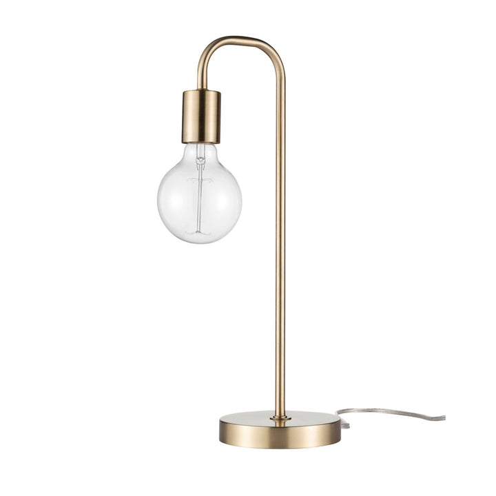 Kazutaka 18" Arched Lamp 17 Stories Base Color: Matte Brass
