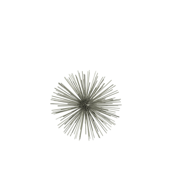 Erizo Spiked Large Sphere Mercer41 Color: Silver Size: 8" H x 8" W x 8" D