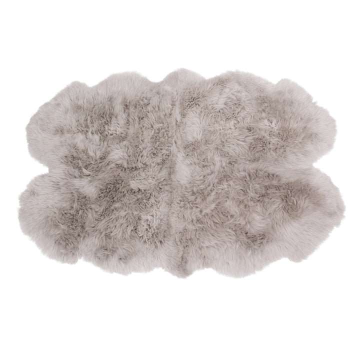 Kowal Sheepskin Area Rug in Chateau Gray Joss & Main Rug Size: Novelty 3'6" x 5'6"
