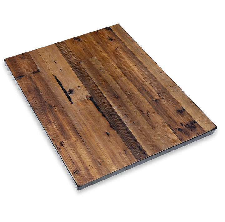 Heirloum Rectangular Metal Edge Table Top Heirloum Size: 1.5" H x 30" L x 24" W