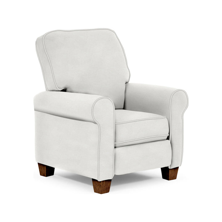 Aghancrossy 35'' Wide Manual Standard Recliner Wayfair Custom Upholstery™ Fabric: Snow Ivory Performance