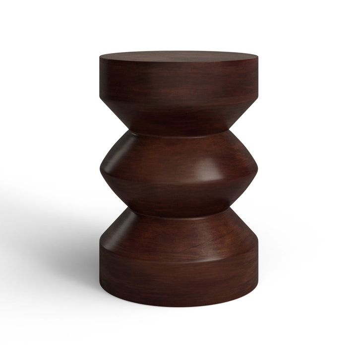 Maberley 18'' Tall Solid Wood Pedestal End Table Birch Lane™