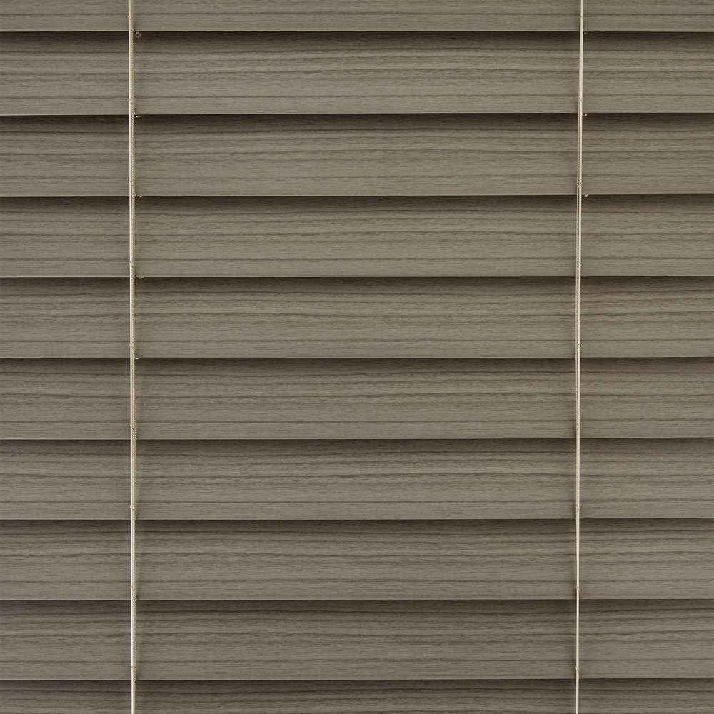2.5 " Room Darkening Cordless Faux Wood Blind Symple Stuff Color/Finish: Seal Gray Length: 72", Width: 26.5"
