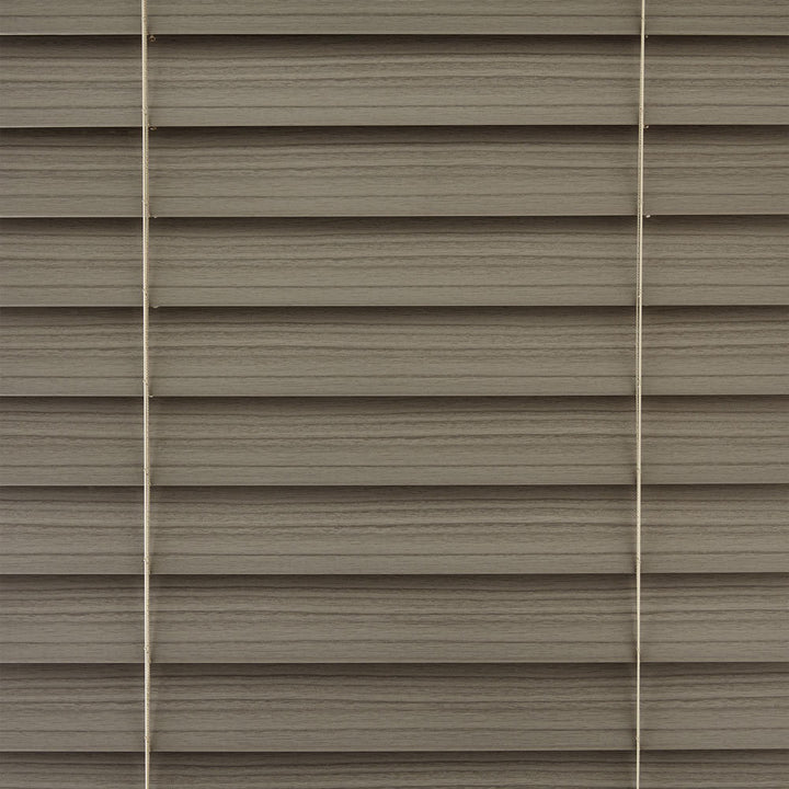 2.5 " Room Darkening Cordless Faux Wood Blind Symple Stuff Color/Finish: Seal Gray Length: 72", Width: 26.5"