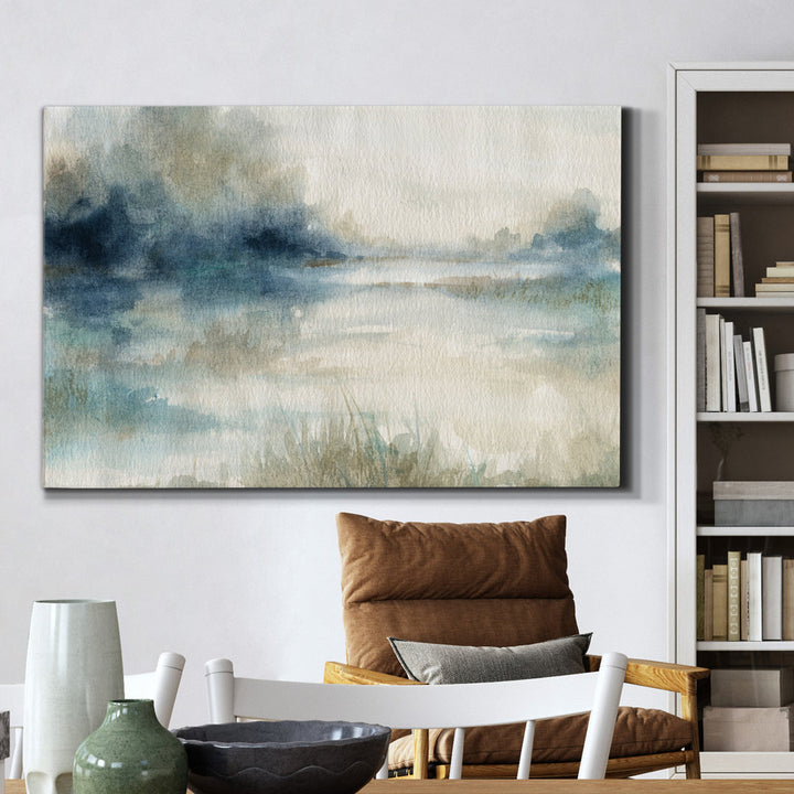 Still Evening Waters II - Wrapped Canvas Print Wade Logan® Size: 40" H x 60" W x 1" D