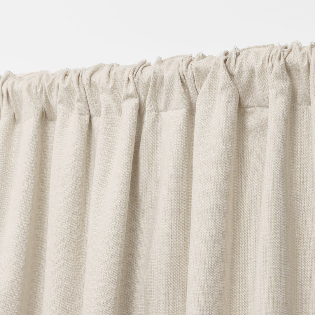 Lauren Ralph Lauren Sallie Blackout Heavy Cotton/Linen Blend with Lining Back Tab/Rod Pocket Curtain Lauren Ralph Lauren Curtain Color: Light Beige Size per Panel: 54" W x 96" L