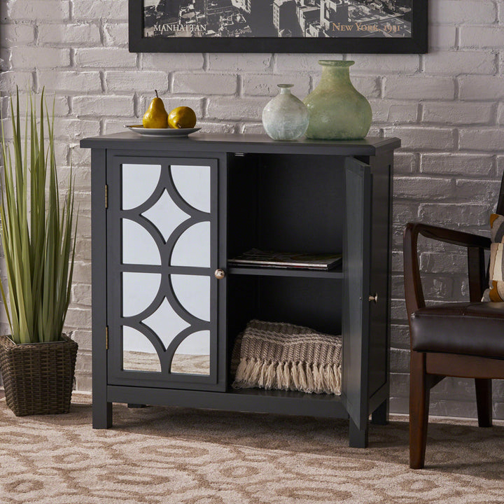 Antrim 2 Door Accent Cabinet Brayden Studio® Color: Charcoal Gray