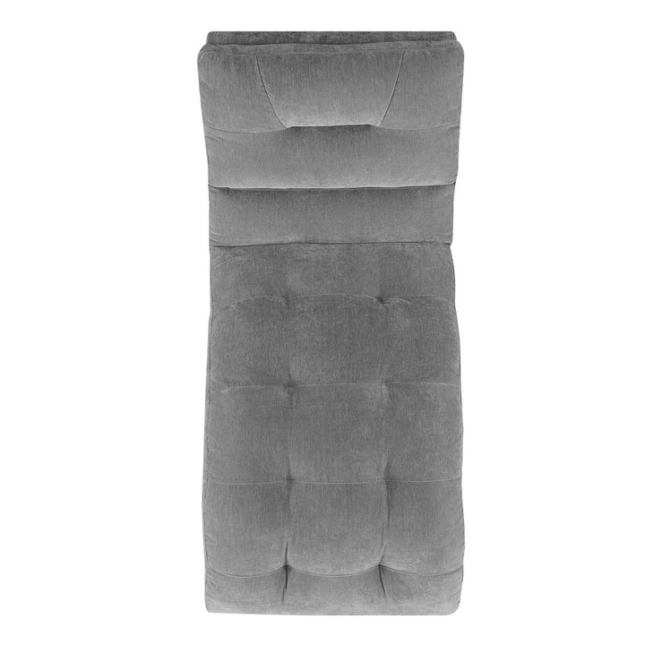 Raley Tufted Armless Chaise Lounge Mercury Row® Upholstery Color: Granite