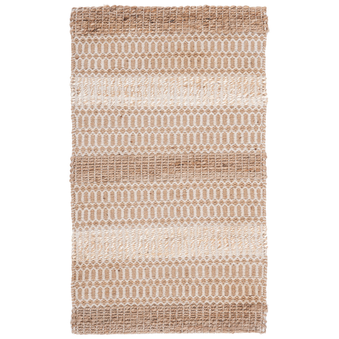 Sorrell Geometric Flatweave Ivory/Natural Area Rug Laurel Foundry Modern Farmhouse® Rug Size: Rectangle 10' x 14'