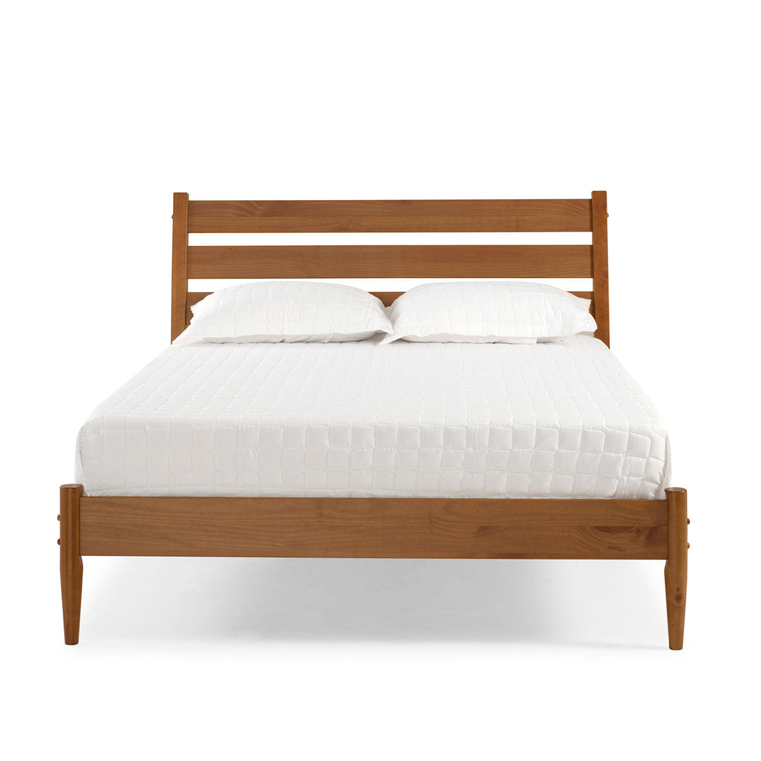 Grady Queen Size Solid Wood Bed AllModern Color: Castanho