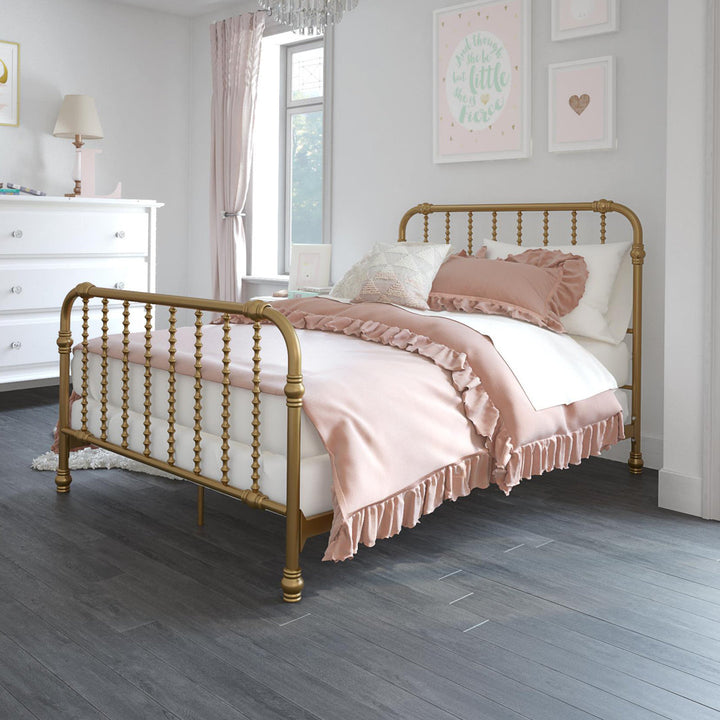 Monarch Hill Wren Metal Bed Little Seeds Color: Gold Size: Full