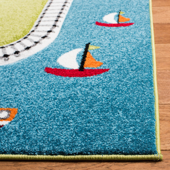 Gaven Green/Ivory Rug Andover Mills™ Baby & Kids Rug Size: Round 8'