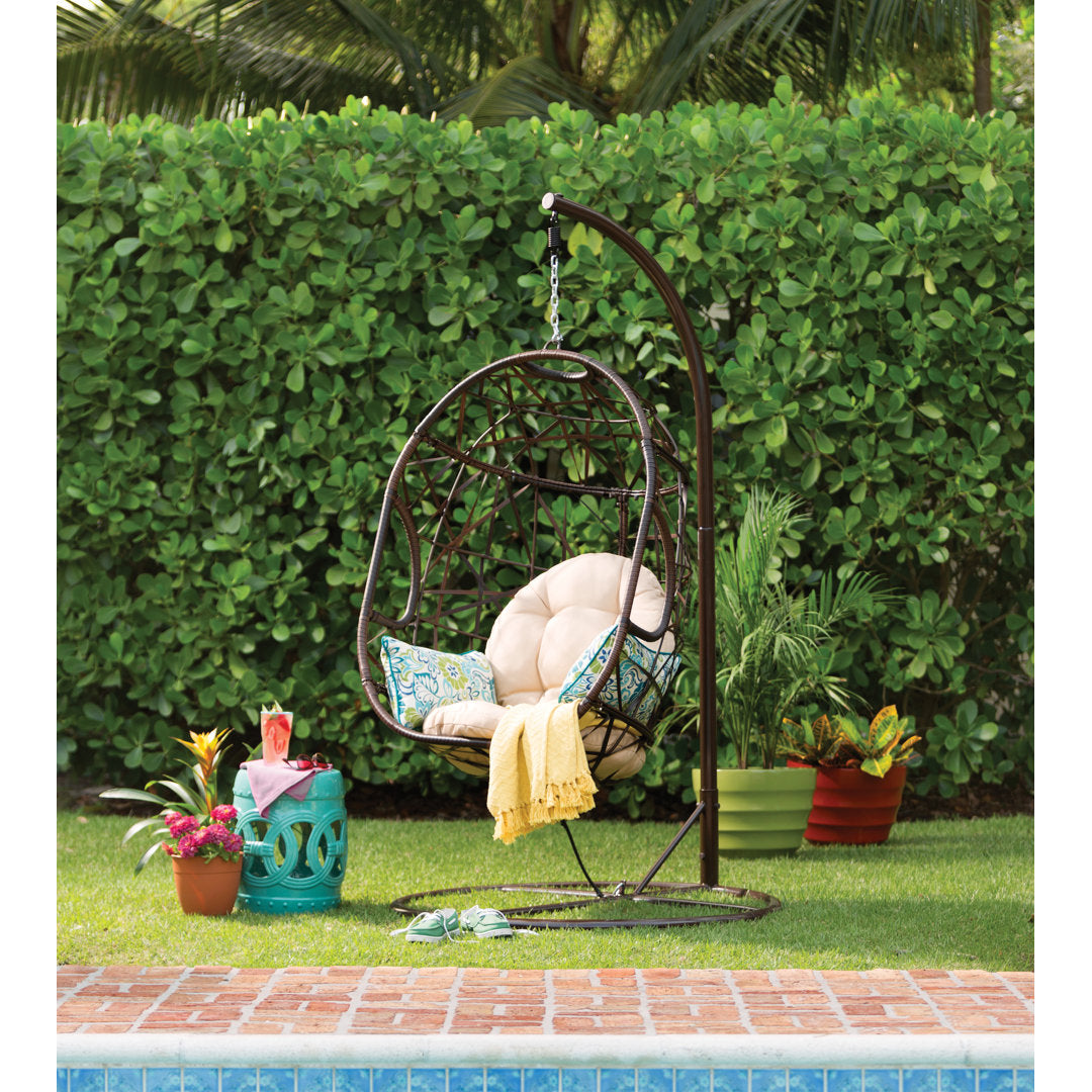 Bartlesville Ceramic Garden Stool Longshore Tides Color: Light Blue