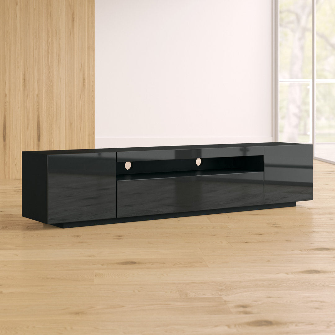 Kenyette TV Stand for TVs up to 79" Latitude Run® Color: Black