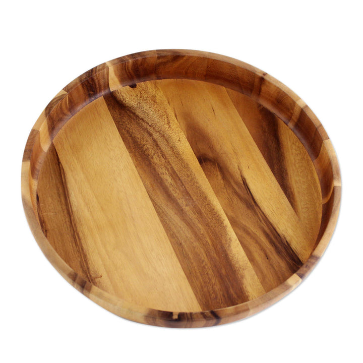 Acklin Nature Wood Serving Tray Union Rustic