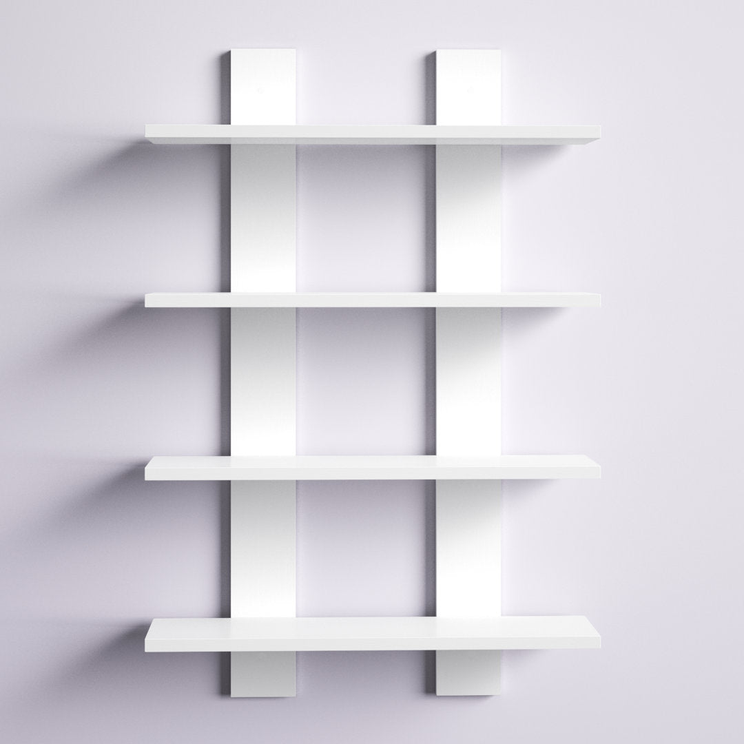 Angelinamarie 4 Piece Tiered Shelf Wade Logan® Finish: White
