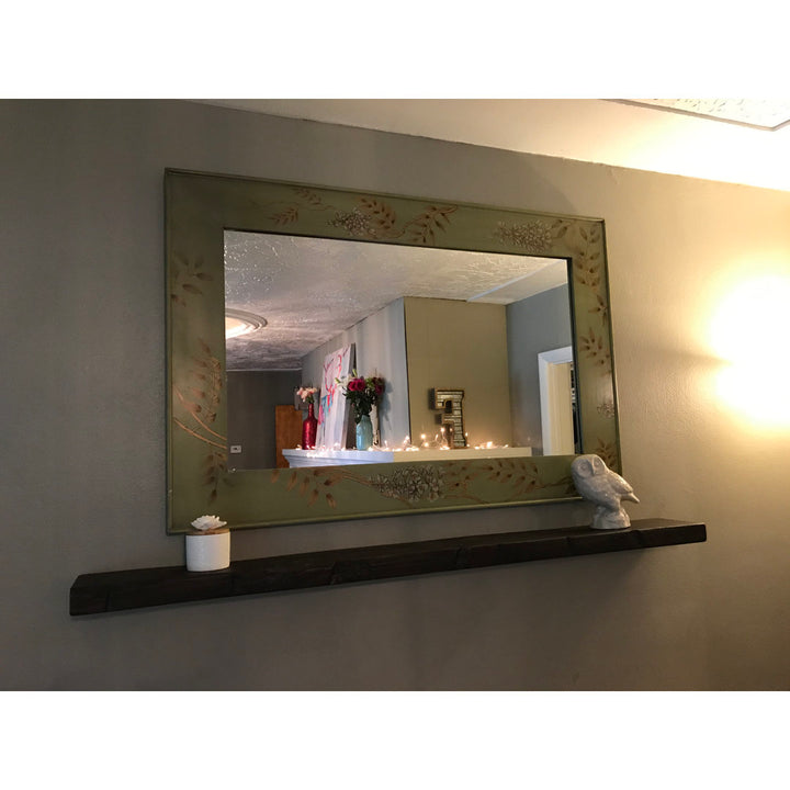 Eneas Pine Solid Wood Floating Shelf Millwood Pines Size: 2" H x 30" W x 6" D Finish: Mocha