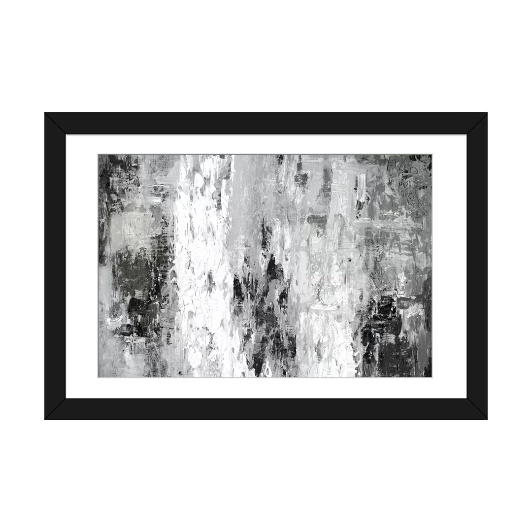 Black And White Abstract IV by PI Studio - Wrapped Canvas Print The Twillery Co.® Size: 26" H x 40" W x 1.5" D Format: Black Framed