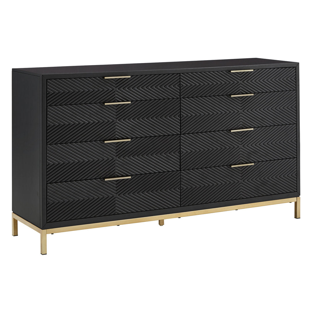 Leshia 8 Drawer 64" W Double Dresser Willa Arlo™ Interiors