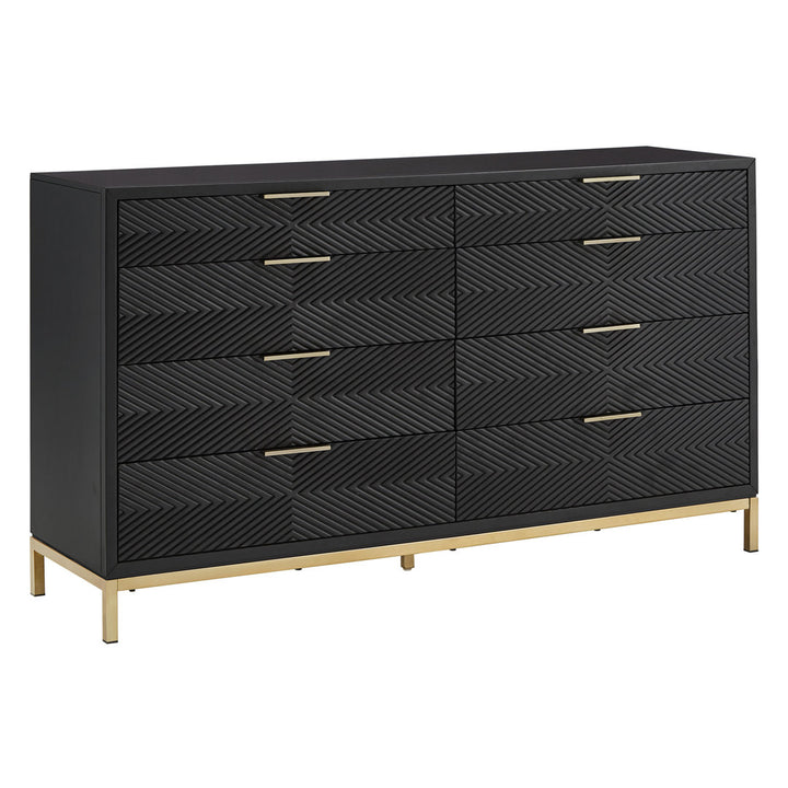 Leshia 8 Drawer 64" W Double Dresser Willa Arlo™ Interiors