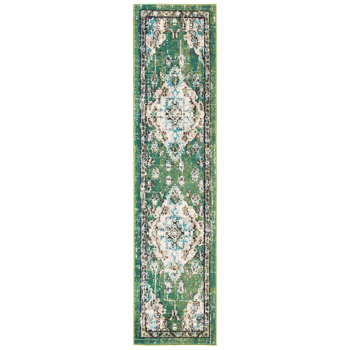 Shanna Oriental Green Area Rug Mistana™ Rug Size: Runner 2'2" x 12'