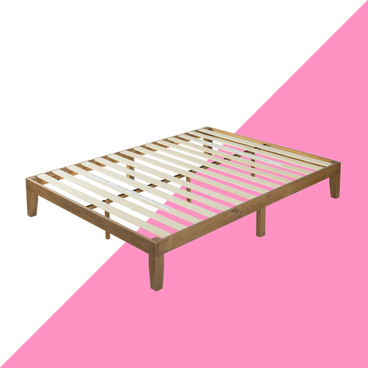 Jowita Wood Platform Bed Frame Wrought Studio™ Color: Brown Size: King