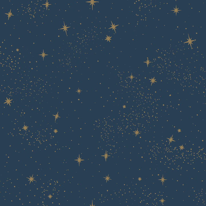 Rebecca Upon a Star 16.5' L x 20.5" W Peel and Stick Wallpaper Roll Isabelle & Max™ Color: Navy