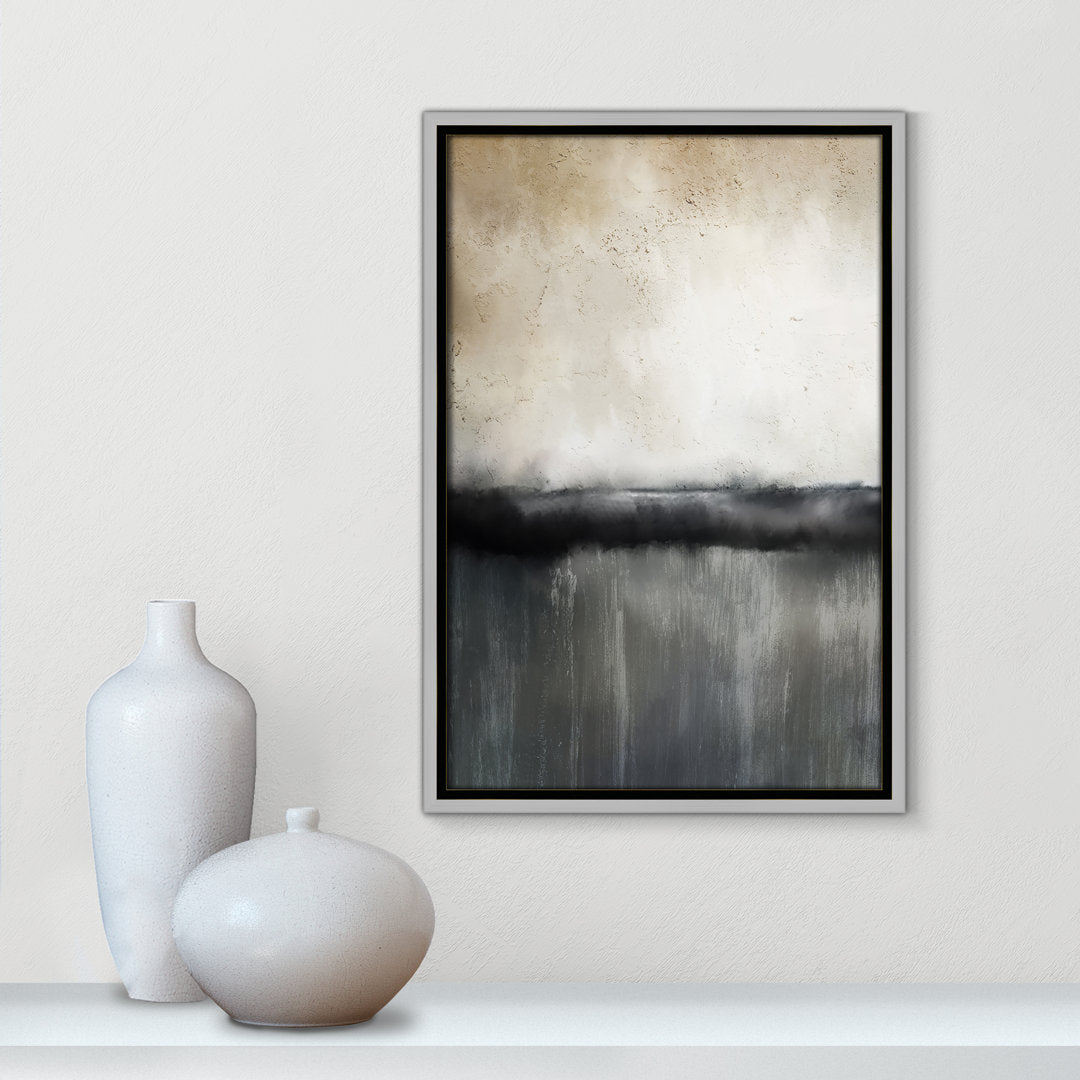 Sunset by Kimberly Allen Print Joss & Main Size: 19.5" H x 13.5" W x 2" D Format: Silver Framed Canvas