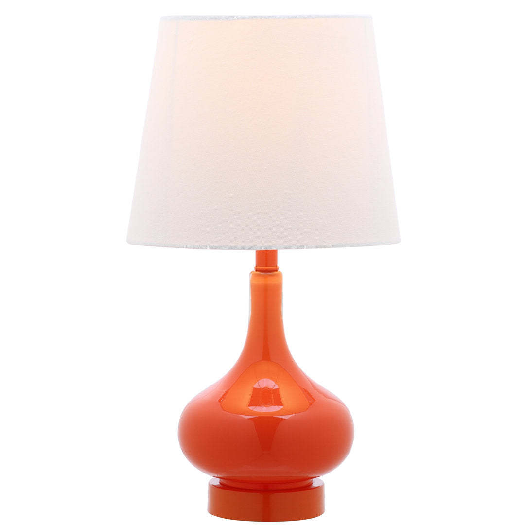Mikac 17.5" Table Lamp Charlton Home® Base Color: Orange