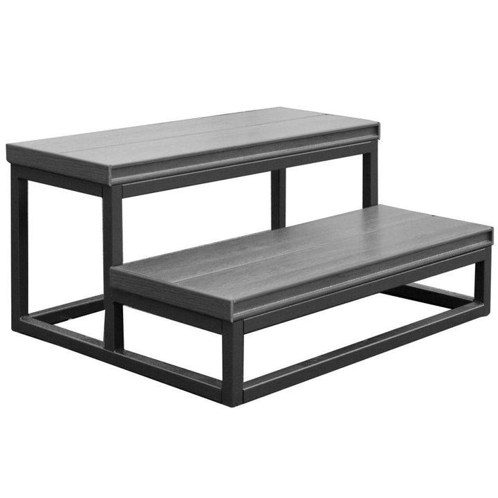 2 Tier Spa Steps Cal Metro Color: Mist Size: 14" H x 30" W x 21" D