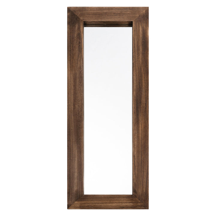 Larimar Wood Framed Leaning Full Length Mirror in Nutural Color Millwood Pines