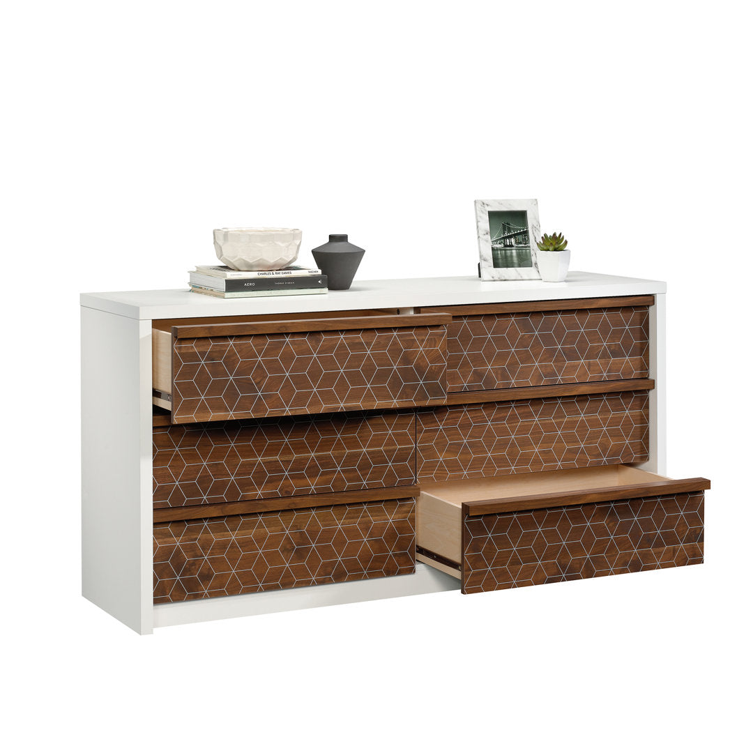 Holtzlander Double Dresser Union Rustic Color: Soft White