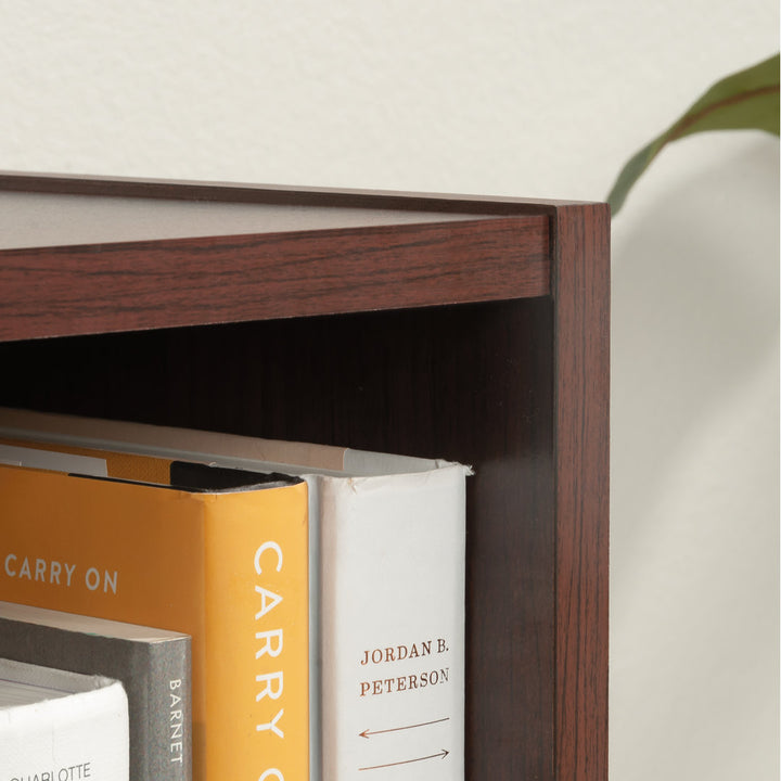Arisztid 35.28" H x 24.57" W Standard Bookcase Lark Manor™ Color: Brook Cherry