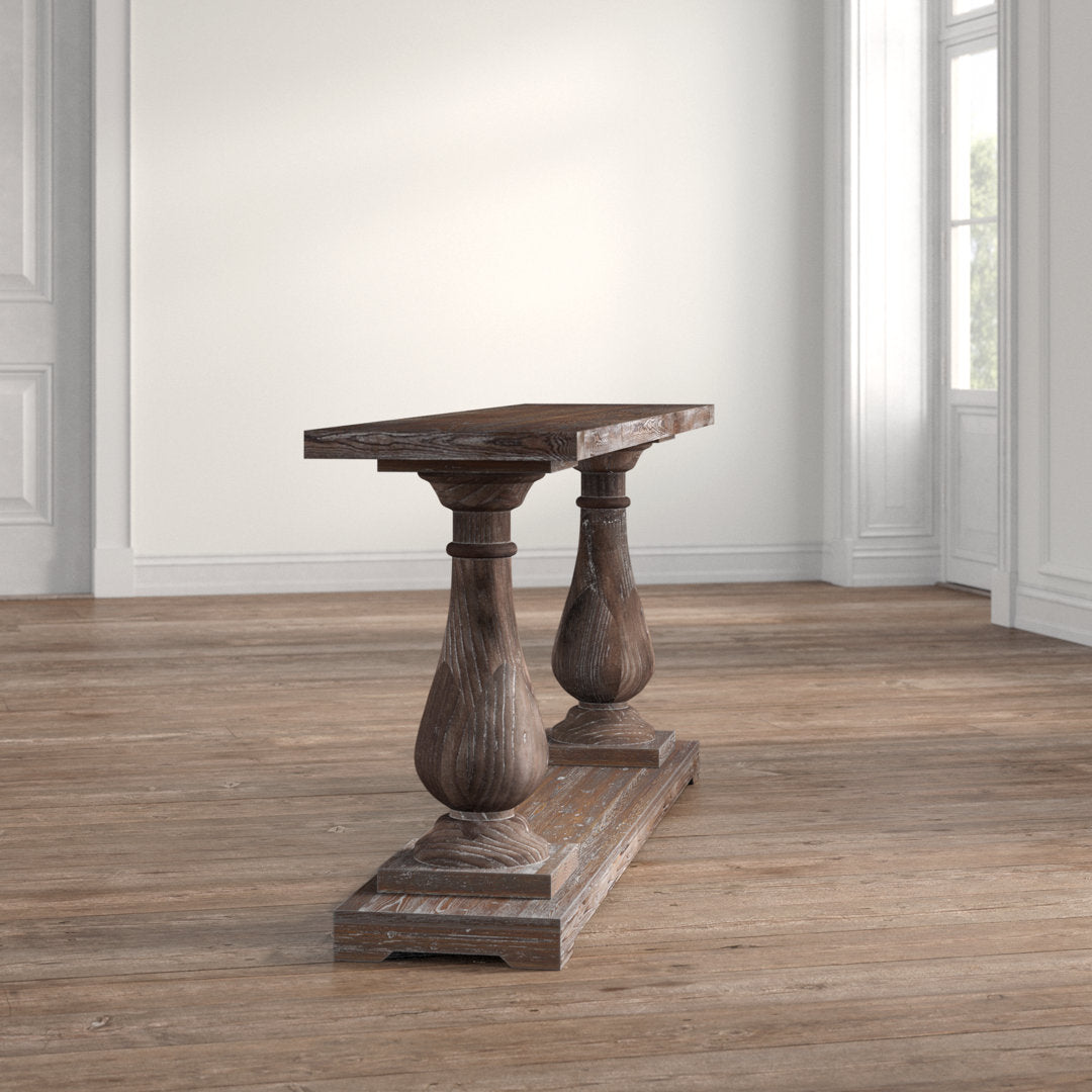 Farrer 71" Solid Wood Console Table Ophelia & Co.