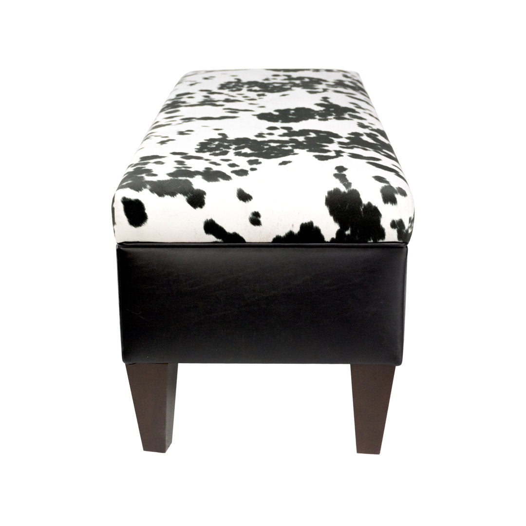 Brooke Upholstered Bench Sole Designs Upholstery Color: Black