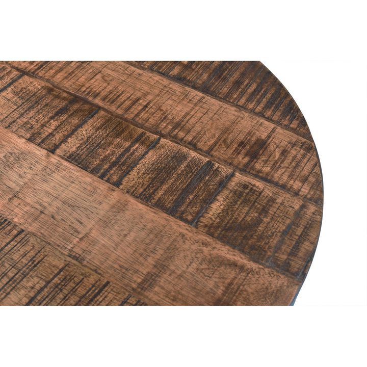 Grasha Solid Wood Pedestal End Table Williston Forge