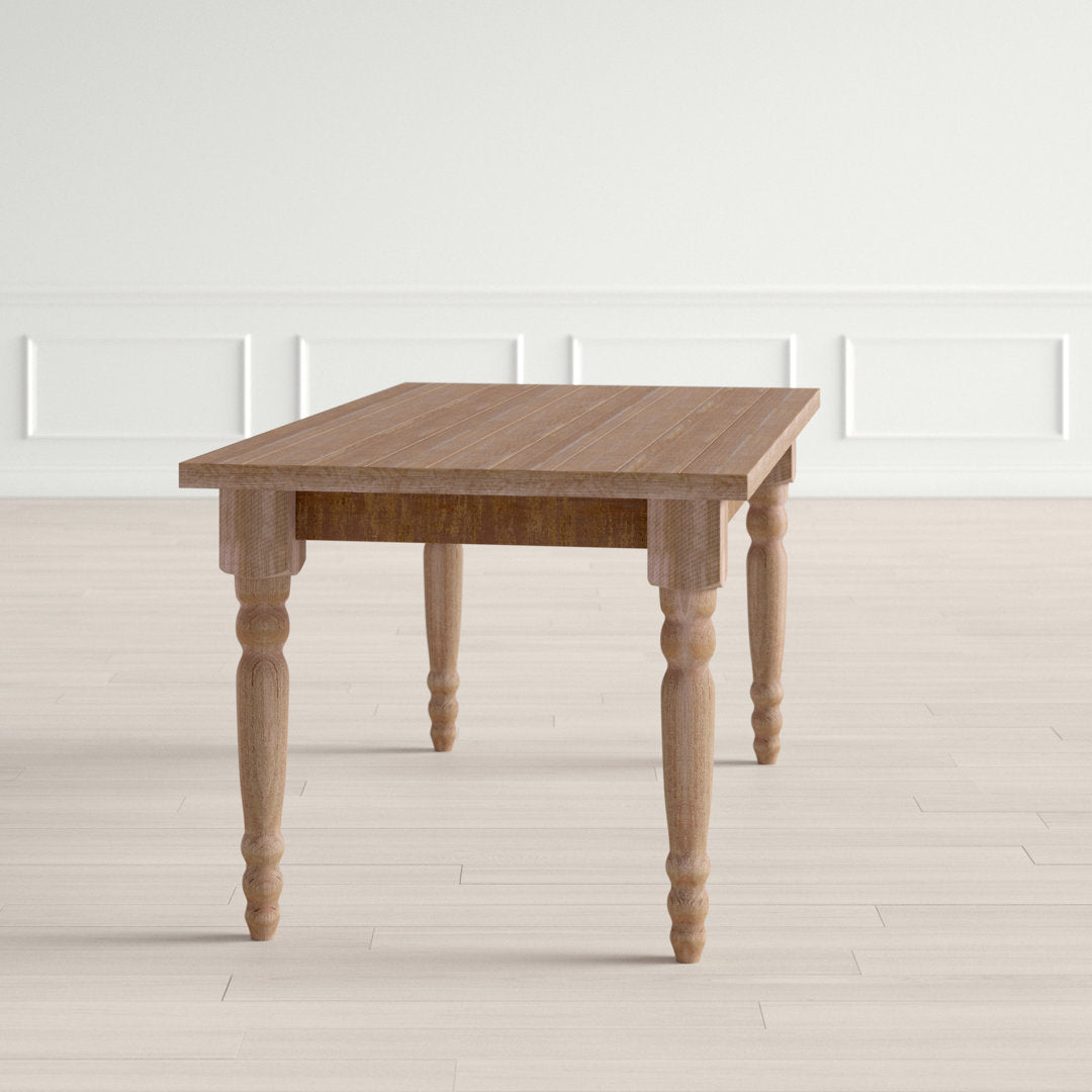Valerie Dining Table Grain Wood Furniture Color: Driftwood