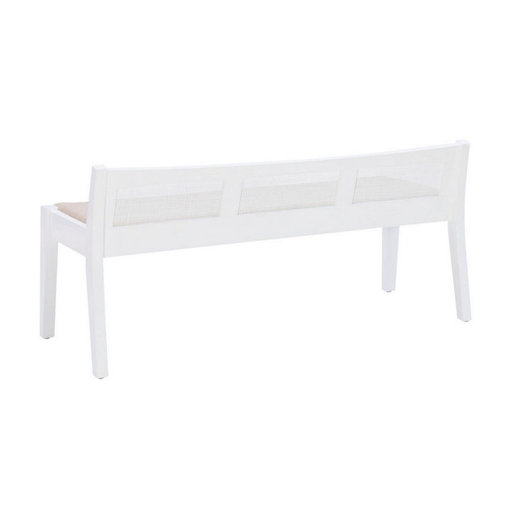 Donner Cane Back Cushioned Bench Joss & Main