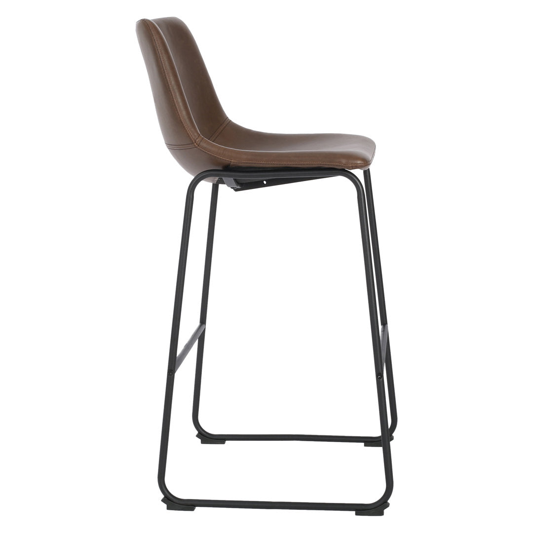 Cobina Counter & Bar Stool (Set of 2) Dakota Fields Seat Height: Bar Stool (30" Seat Height), Finish: Vintage Brown