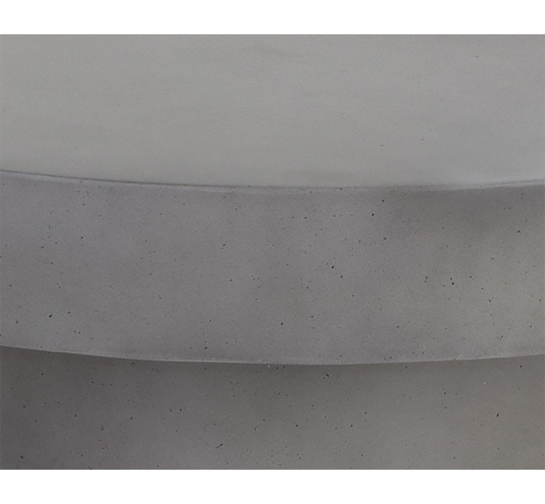 Kenton Pedestal Coffee Table AllModern Color: Gray