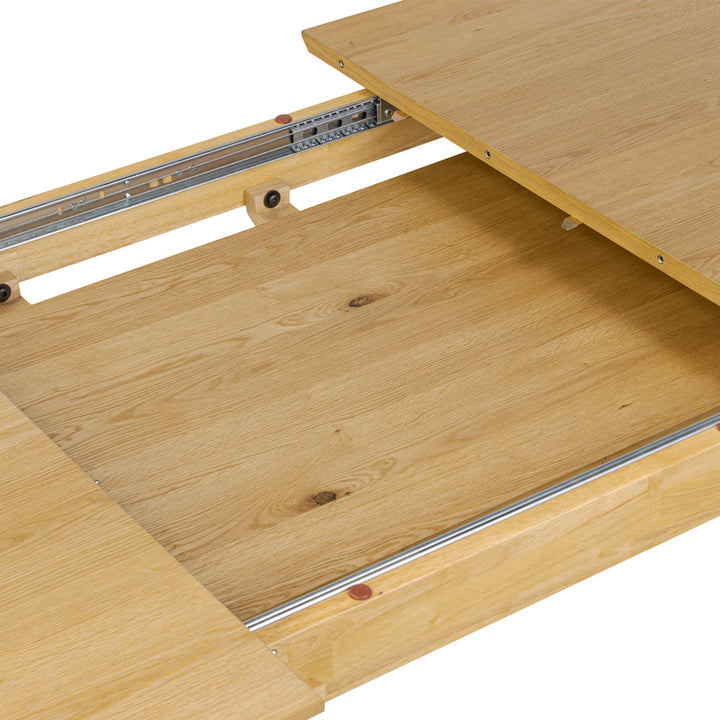 Kethe Extension Dining Table (63"-82.5") George Oliver Color: Oak