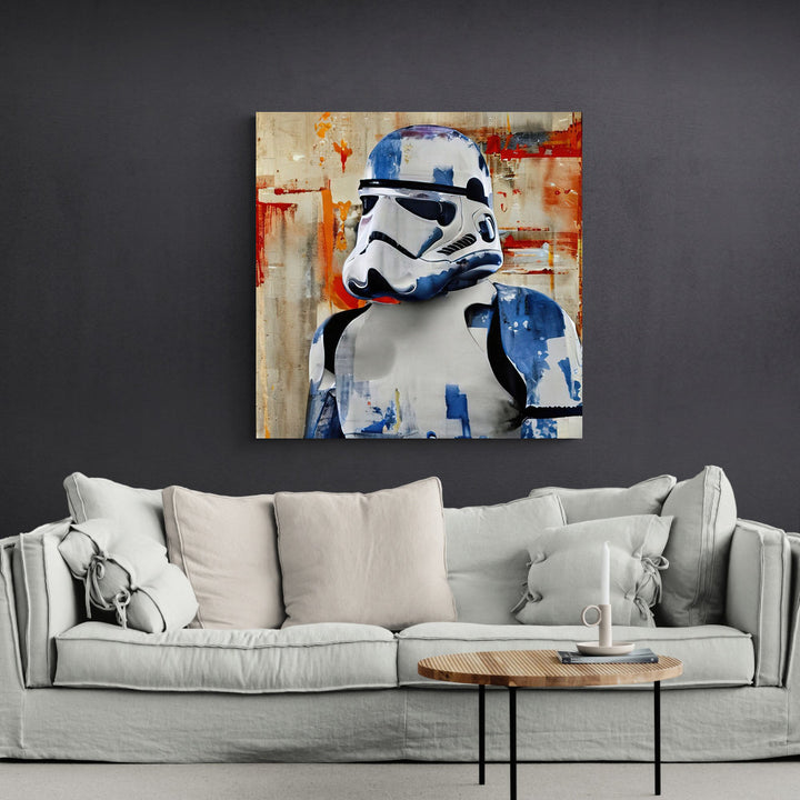 Stormtrooper One by Stephen Chambers - Wrapped Canvas Graphic Art ATX Art Group LLC Size: 30" W x 30" H