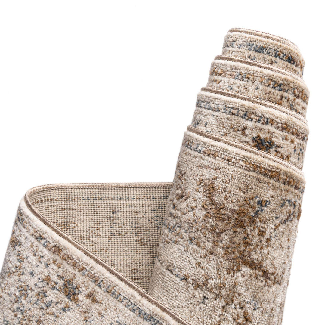 Arlindo Oriental Beige/Brown/Gray/Blue Area Rug Lark Manor™ Rug Size: Rectangle 3'3" x 5'3"