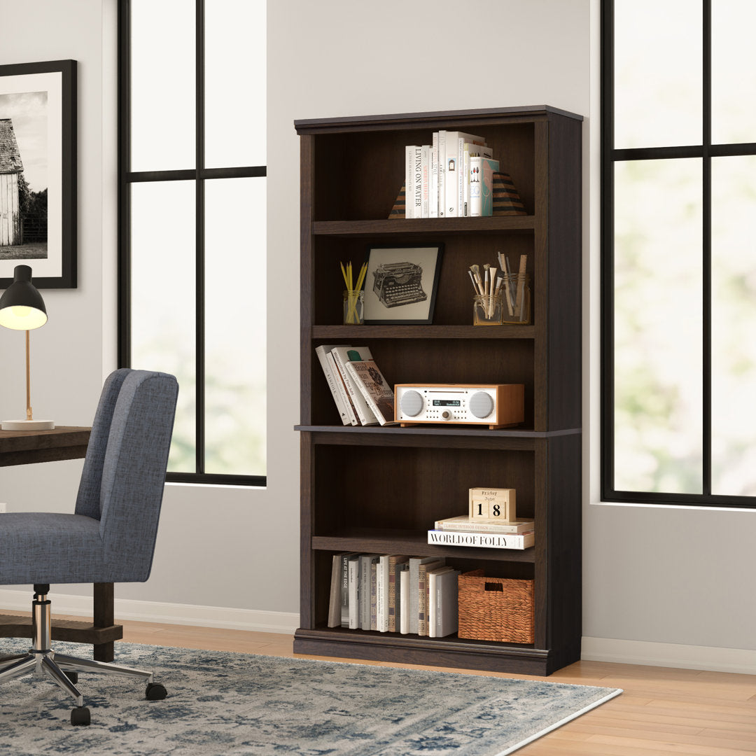 Alexsia 69.76" H x 35.28" W Standard Bookcase Lark Manor™ Color: Cinnamon Cherry