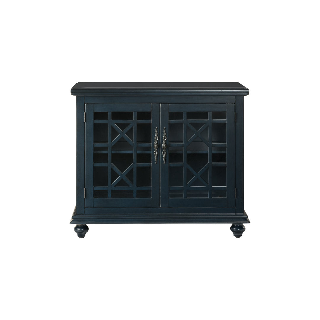 Ahmara 2 - Door Accent Cabinet Three Posts™ Color: Catalina Blue