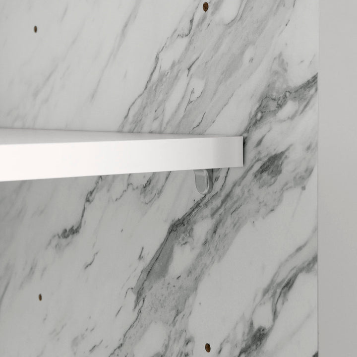 Myro 47.25'' Wide Kitchen Island South Shore Base Finish: White