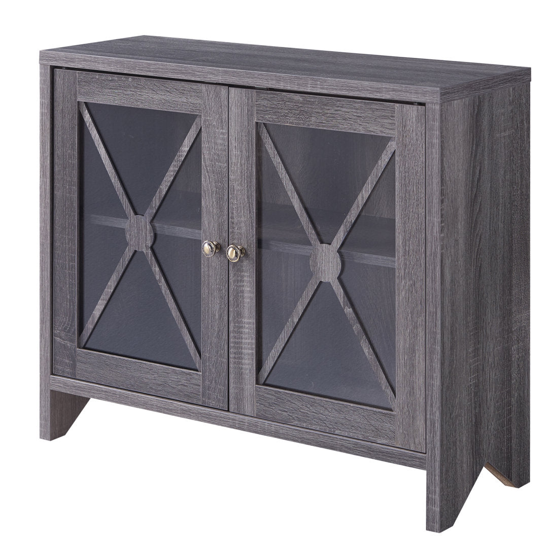 Oli 2 - Door Accent Cabinet August Grove® Color: Gray