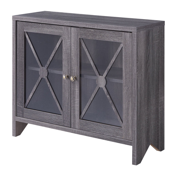 Oli 2 - Door Accent Cabinet August Grove® Color: Gray