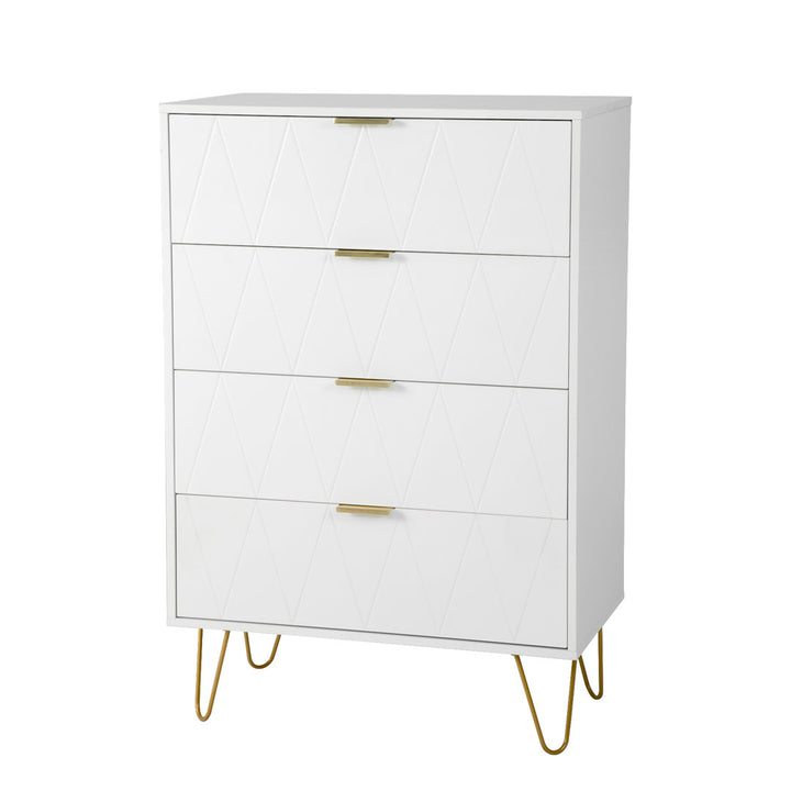 Marable 4 Drawer 23.6" W Chest Willa Arlo™ Interiors Color: White